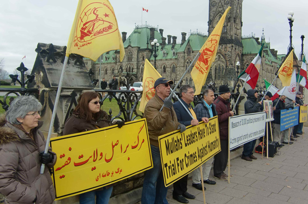 تظاهرات ایرانیان آزاده در کانادا - اتاوا - محکومیت اعدامها در ایران - همبستگی با جنبش دادخواهی